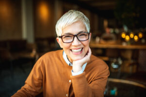 Portrait of a smiling senior woman